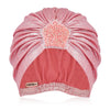 Glam Gift Box with 1 Knotted Hair Band, 1 Metallic Turban, 3 Scrunchies & 3 Hair Pins - Shades of Pink