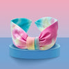 Tie-Dye Knotted Headband-Blue