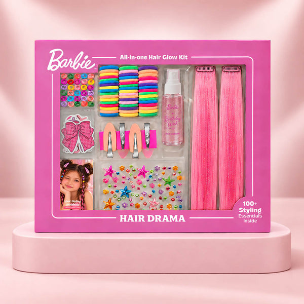Barbie All-in-one Hair Glow Kit - Pink