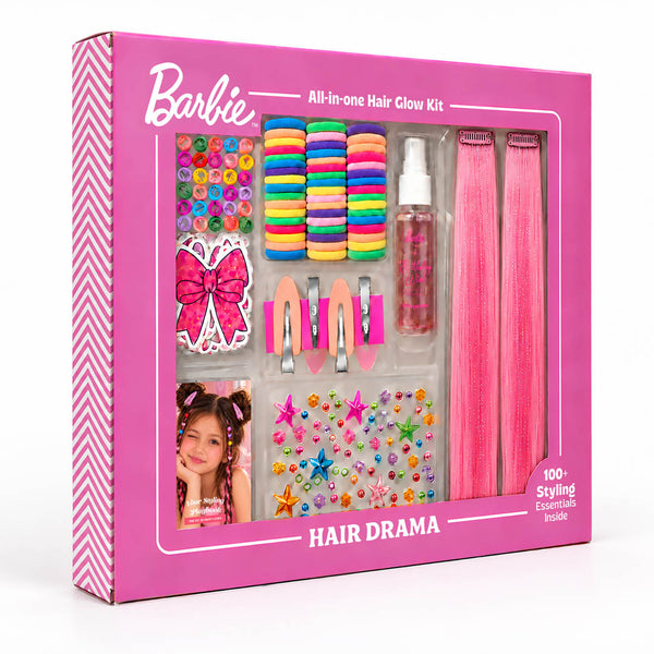 Barbie All-in-one Hair Glow Kit - Pink
