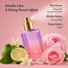 Long-lasting hair perfume with bergamot, peony, rose, and musk - non-sticky daily use formula