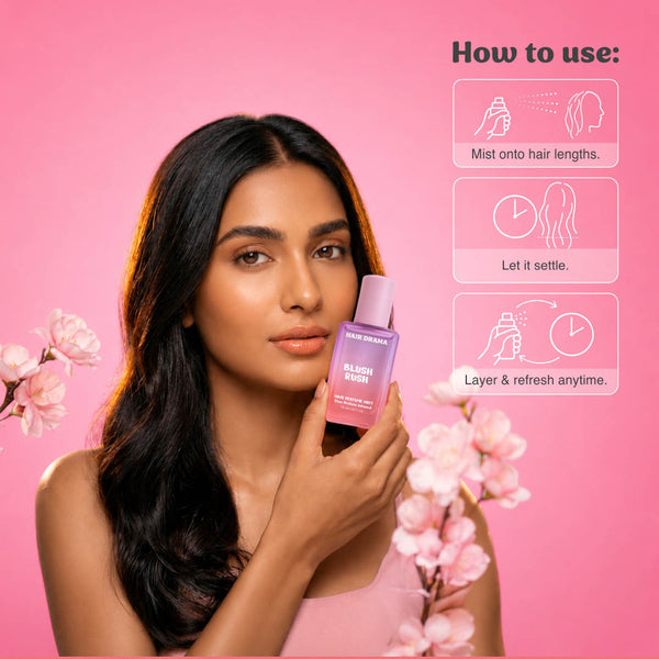 Easy to use , hair perfume mist for all hair types - alcohol-free