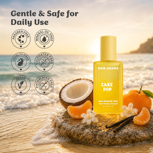 Alcohol-free hair perfume - safe to use , paraben & sulphate free
