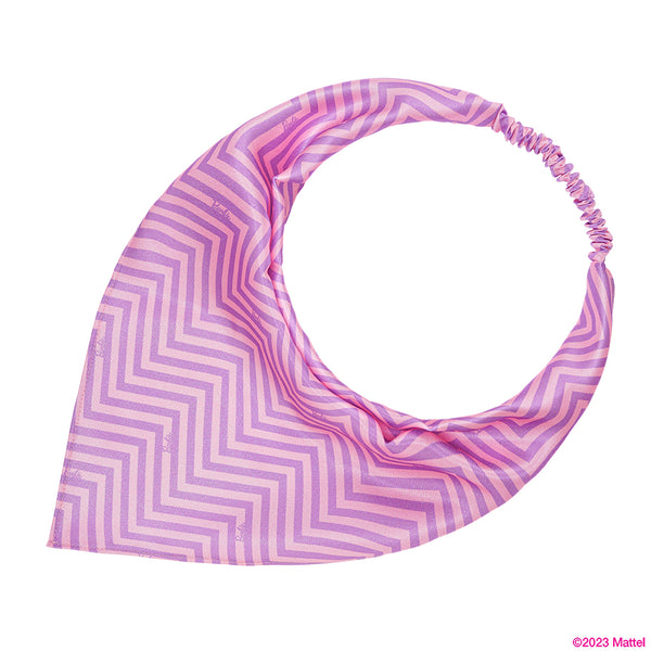Barbie Chevron Headscarf - Lilac & Pink
