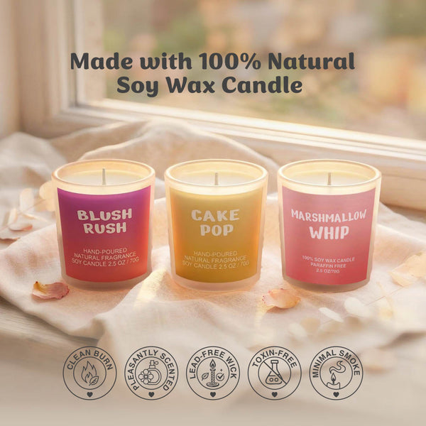 Vibe Check Candle Gift Box - Set of 3