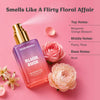 Long-lasting hair perfume with bergamot, peony, rose, and musk - non-sticky daily use formula