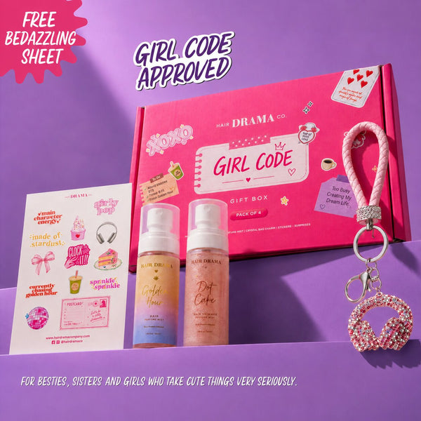 Girl Code Rakhi Gift Box - Set of 4