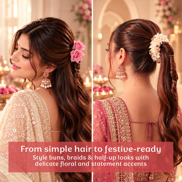 Festive Glow Hair Styling Gift Box - Set of 8