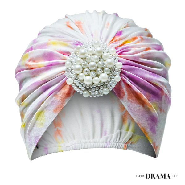 Tie And Dye Turban -Pink