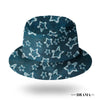 Denim Print Bucket Hat