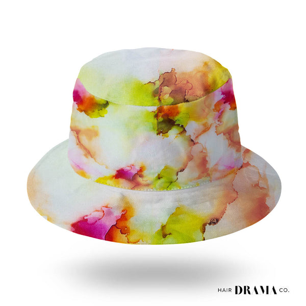 Tie-Dye Bucket Hat - Orange & Yellow