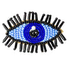 Evil Eye Hair Clip - Blue