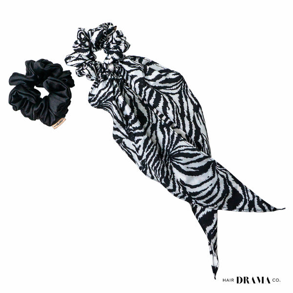 Leopard Print Scrunchies - Set of 2