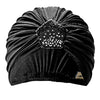 Embellished Turban with Sequins - Black