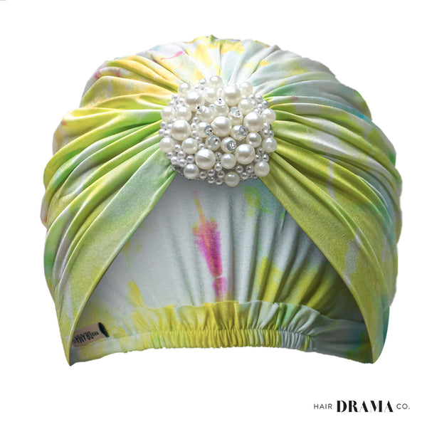 Tie And Dye Turban -Yellow