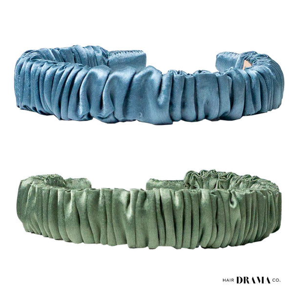 Lucy Headband - Sage & Blue