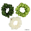 Green Scrunchies Set- Set of 3