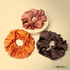 Chestnut Scrunchies - Set of 3