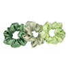 Love me Sage Satin Scrunchies - Set of 3