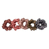 Pretty Pinks Satin Scrunchies - Set of 5