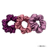 Periwinkle Satin Scrunchies - Set of 3