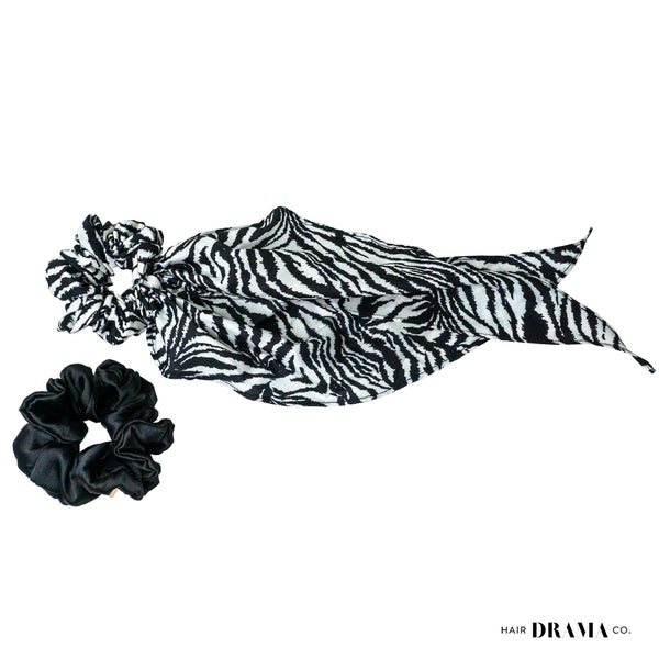 Leopard Print Scrunchies - Set of 2