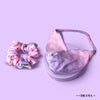 Tie-Dye Cross-Knot Stretch Headband & Scrunchie Set - Pink & Lilac