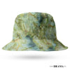 Kids Marbled Satin Bucket Hat - Sage Green