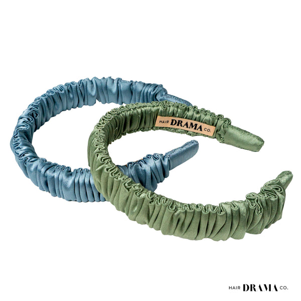 Lucy Headband - Sage & Blue