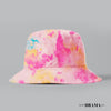 Tie-Dye Bucket Hat - Pink & Blue