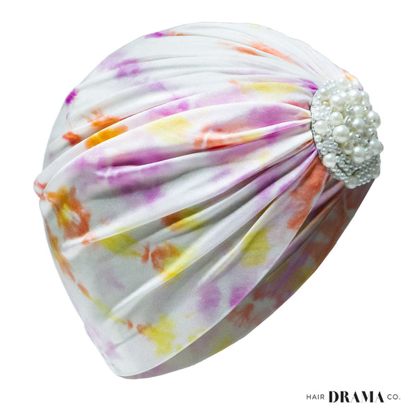 Tie And Dye Turban -Pink