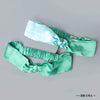 Silk Satin Braided Stretch Headband- Set of 2 - Sea Green & Blue