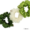Green Scrunchies Set- Set of 3