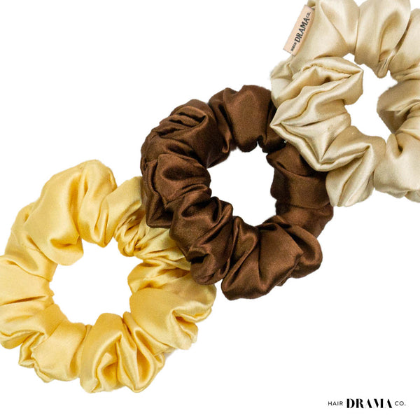 Neutral Scrunchies- II - Set of 3