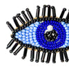Evil Eye Hair Clip - Blue