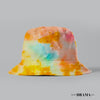 Kids Tie-Dye Bucket Hat - Peach & Blue