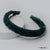 Velvet Braided Headband - Green