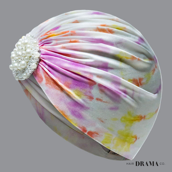 Tie And Dye Turban -Pink