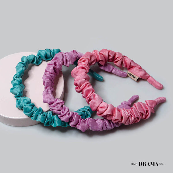 Unicorn Scrunchie Headband - Set of 3