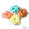 Pastel Glass Tissue Scrunchies - Set of 4