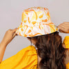 Summer Sorbet Bucket Hat - Yellow & Orange