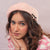 HDC X Emily In Paris Pink Beret with Black Ribbon, Crystals & Pink Heart Charm