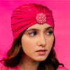 Embellished Turban - Hot Pink