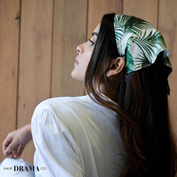 Tropical Headscarf Headband with elastic