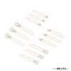 Set of 12 Pearl Embellished Pins