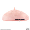 HDC X Emily In Paris Pink Beret with Black Ribbon, Crystals & Pink Heart Charm