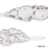 Shell & Pearl Embellished Hair Pins - Set of 2 - Silver