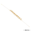 Gold Plated Hair Band for Women with Pearls and Crystals - Champagne