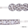 Pearl Embellished Hair Pins - Set of 2 - Silver