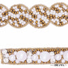 Pearl Embellished Hair Pins - Set of 2 - Gold